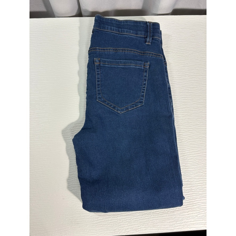 Angels Forever Young Everluxe Sculpt Straight Jeans Dark Wash Denim 10/30 WC0025 - Picture 3 of 4